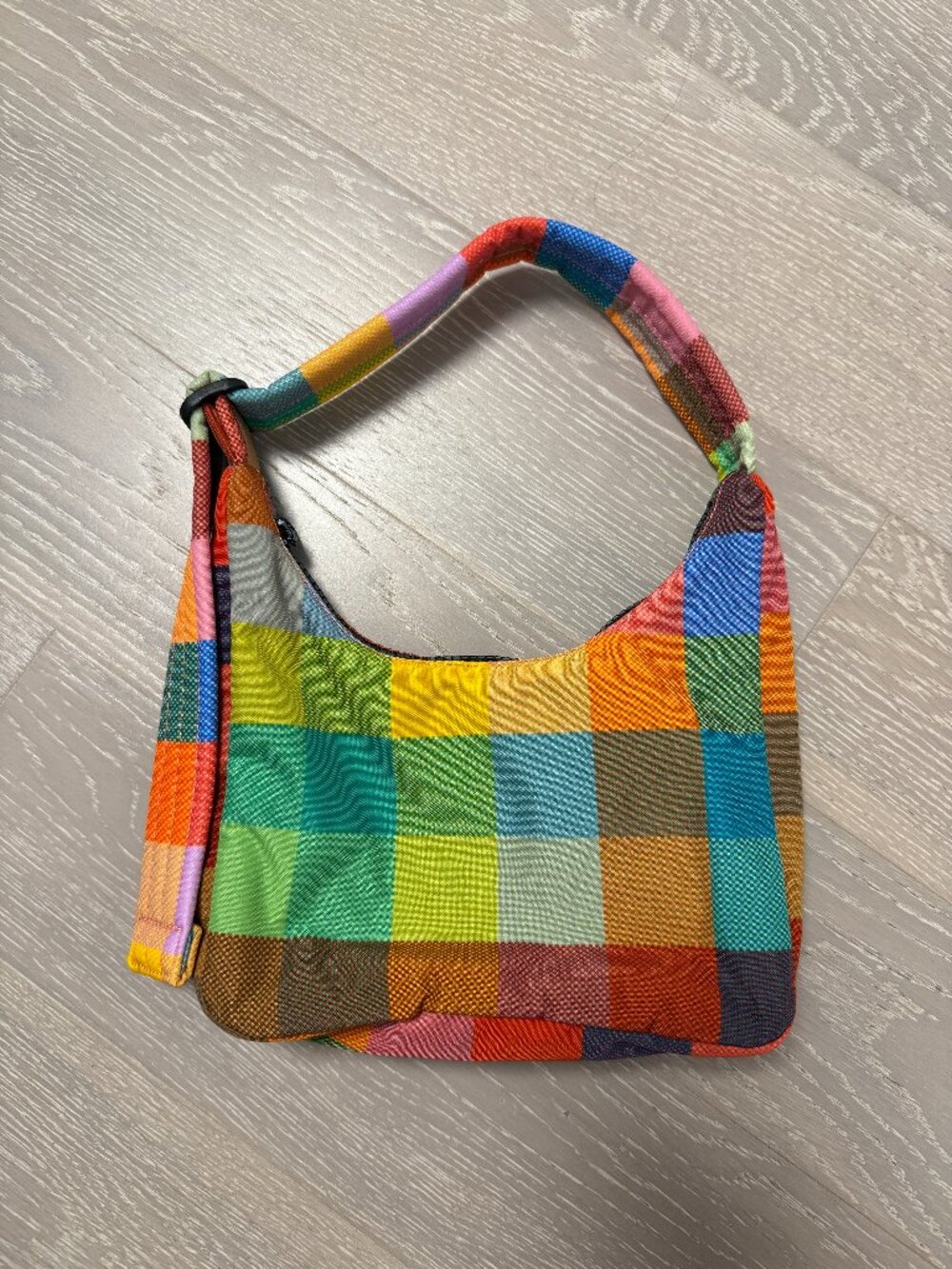 NWT Baggu Madras Mini Nylon Shoulder Bag